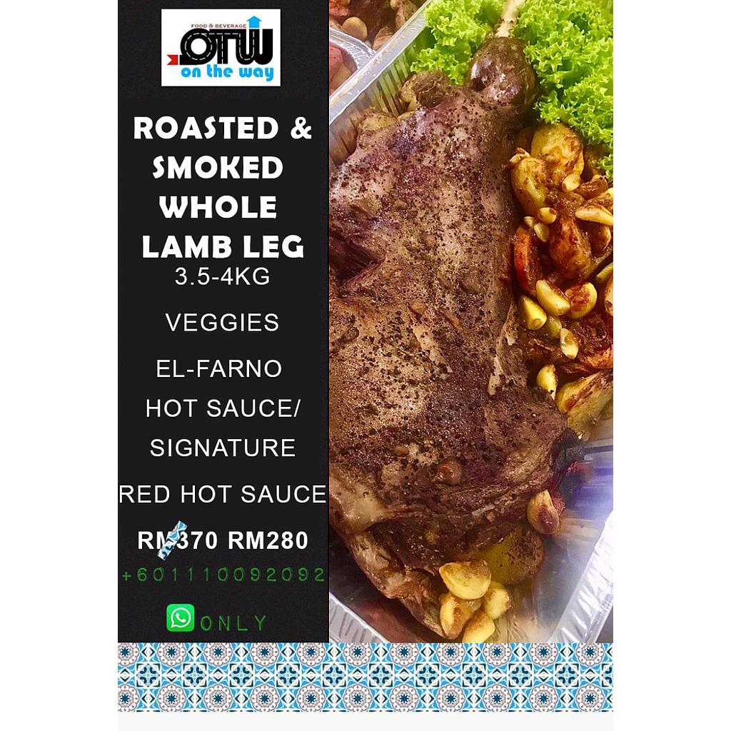 [OTW Catering] Roasted & Smoked Whole Lamb Shoulder - كتف ضاني كامل مشوي بالفرن